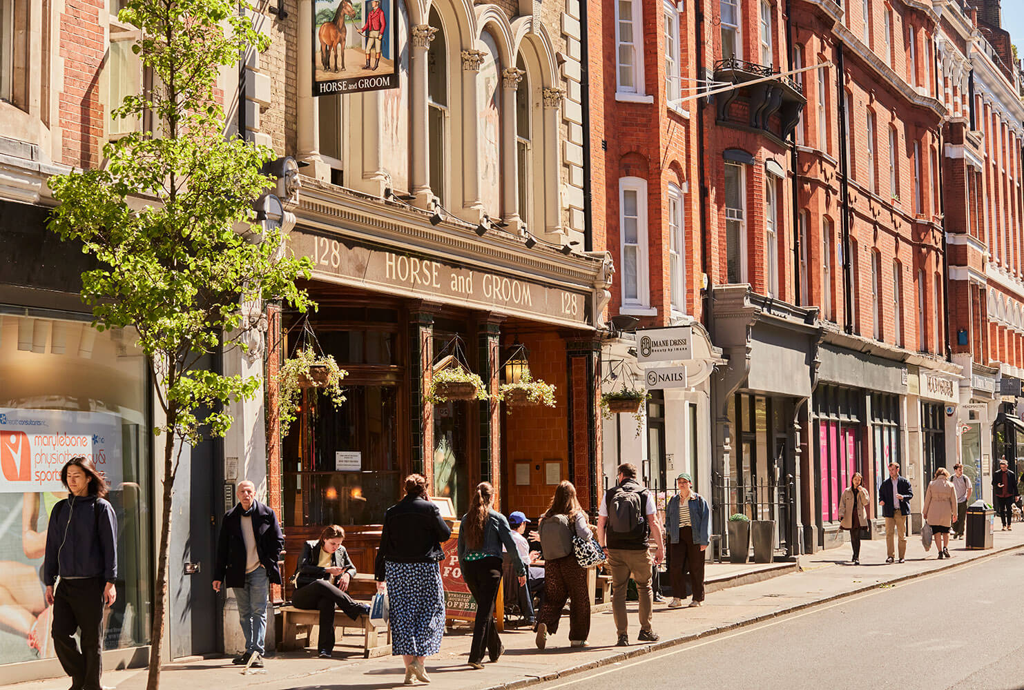 Cafes, restaurants and independent shops in Fitzrovia